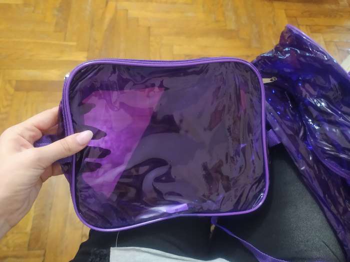 Фотография покупателя товара Набор сумок в роддом, 3 шт., цветной ПВХ, цвет фиолетовый - Фото 14