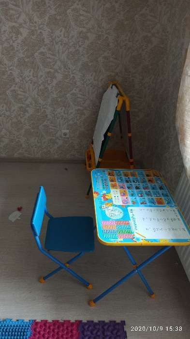 Фотография покупателя товара Комплект детской мебели «Первоклашка»: стол, стул мягкий - Фото 10