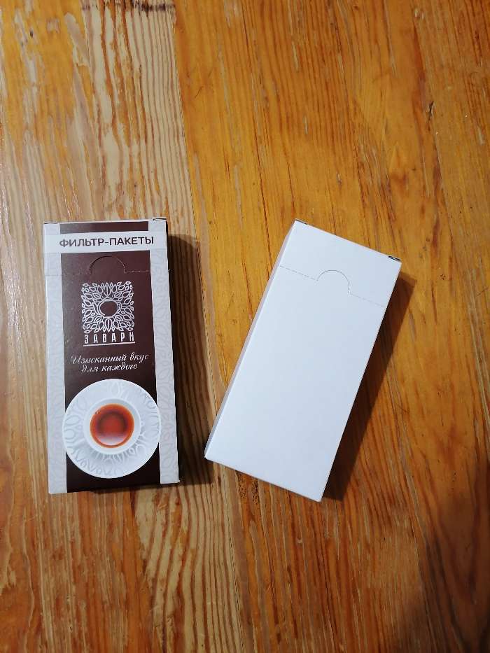 Фотография покупателя товара Набор фильтр-пакетов для заваривания чая,  размер 8,5 х 6,5 х 4,5 см, 100 шт
