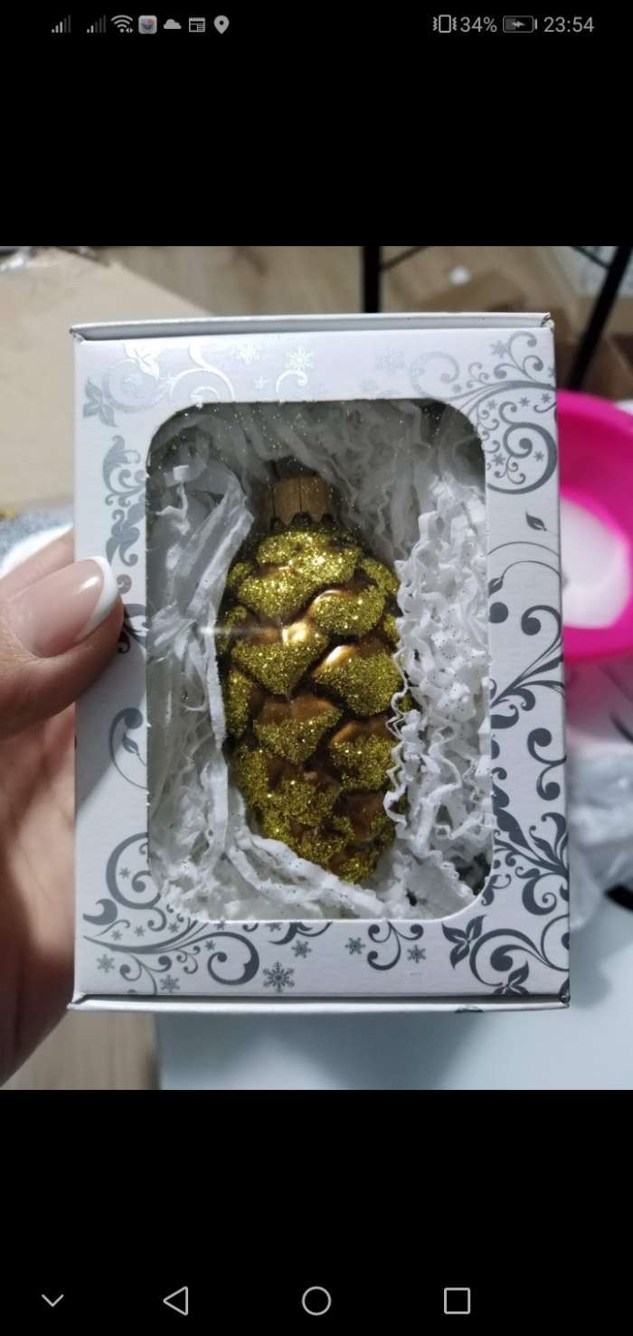 Фотография покупателя товара Формовая игрушка   Шишка  малая  8см   8069 - Фото 5