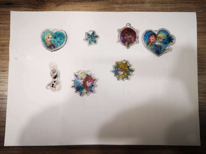 Фотография покупателя товара Набор для творчества «Создай украшения», сделай 9 шармов своими руками, Холодное сердце