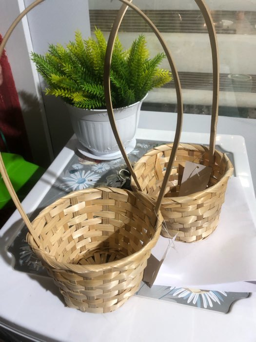 Фотография покупателя товара Корзина плетёная, бамбук, натуральный цвет, (цилиндр), средняя - Фото 90