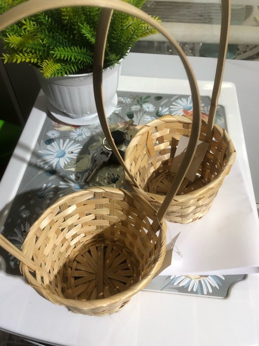 Фотография покупателя товара Корзина плетёная, бамбук, натуральный цвет, (цилиндр), средняя - Фото 69