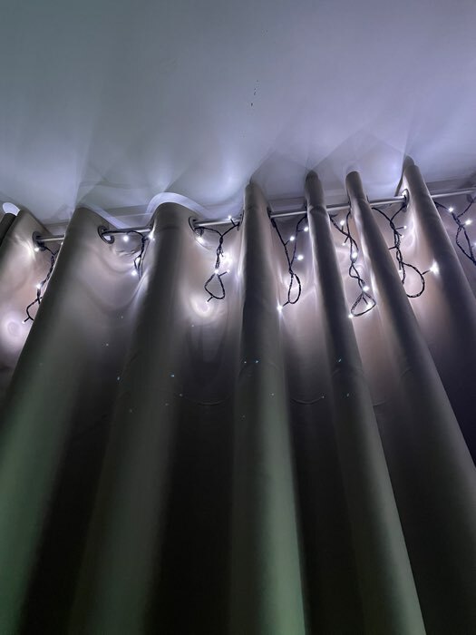 Фотография покупателя товара Гирлянда «Нить» 20 м, IP20, прозрачная нить, 200 LED, свечение тёплое белое, 8 режимов, 220 В - Фото 362