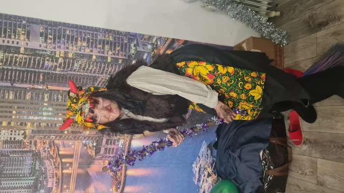 Фотография покупателя товара Карнавальный костюм «Баба-яга», р. 44-50, рост 170 см, цвета МИКС - Фото 1