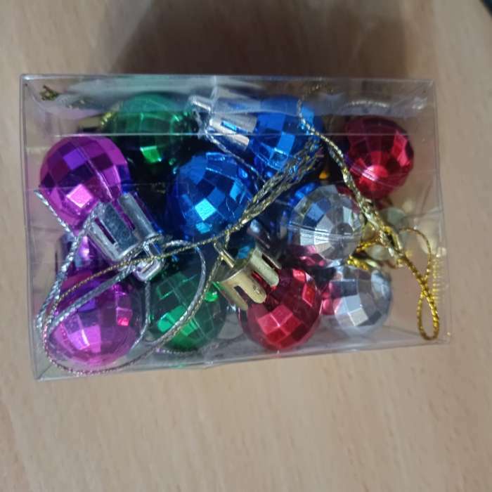 Фотография покупателя товара Ёлочные игрушки «Диско», шары новогодние, d=2 см, набор 24 шт., МИКС - Фото 4