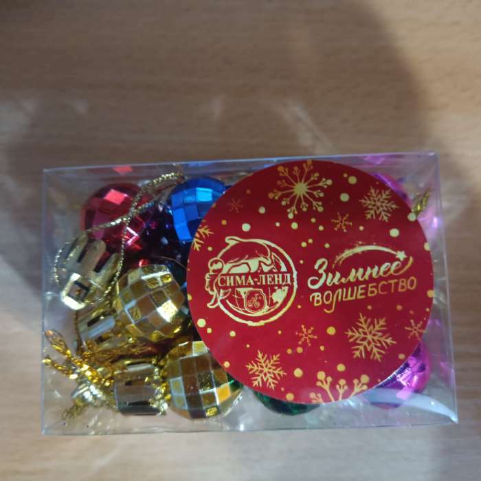 Фотография покупателя товара Ёлочные игрушки «Диско», шары новогодние, d=2 см, набор 24 шт., МИКС - Фото 3