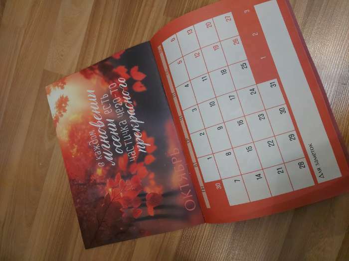 Фотография покупателя товара Календарь-планинг «Счастья в новом году», 29 х 21 см - Фото 3