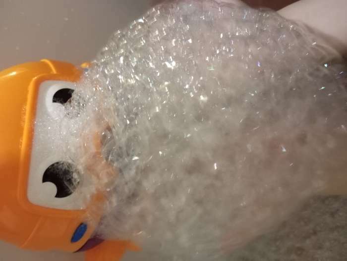 Фотография покупателя товара Игрушка для ванны «Осьминог», пузыри, на присоске - Фото 1