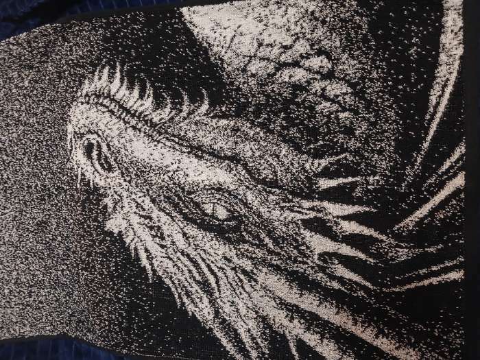 Фотография покупателя товара Полотенце махровое Этель "Мифический дракон", 50х90см, 100% хлопок, 420гр/м2 - Фото 2