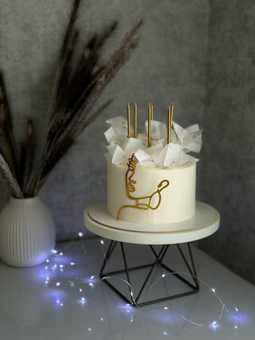Фотография покупателя товара Свечи в торт «Ройс», 6 шт., высокие, 13 см, золотой металлик - Фото 24