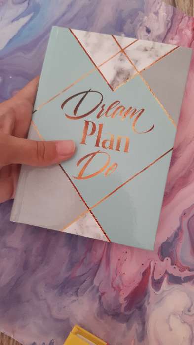 Фотография покупателя товара Блокнот в твердой обложке А6,40 листов Dream Plan Do - Фото 3
