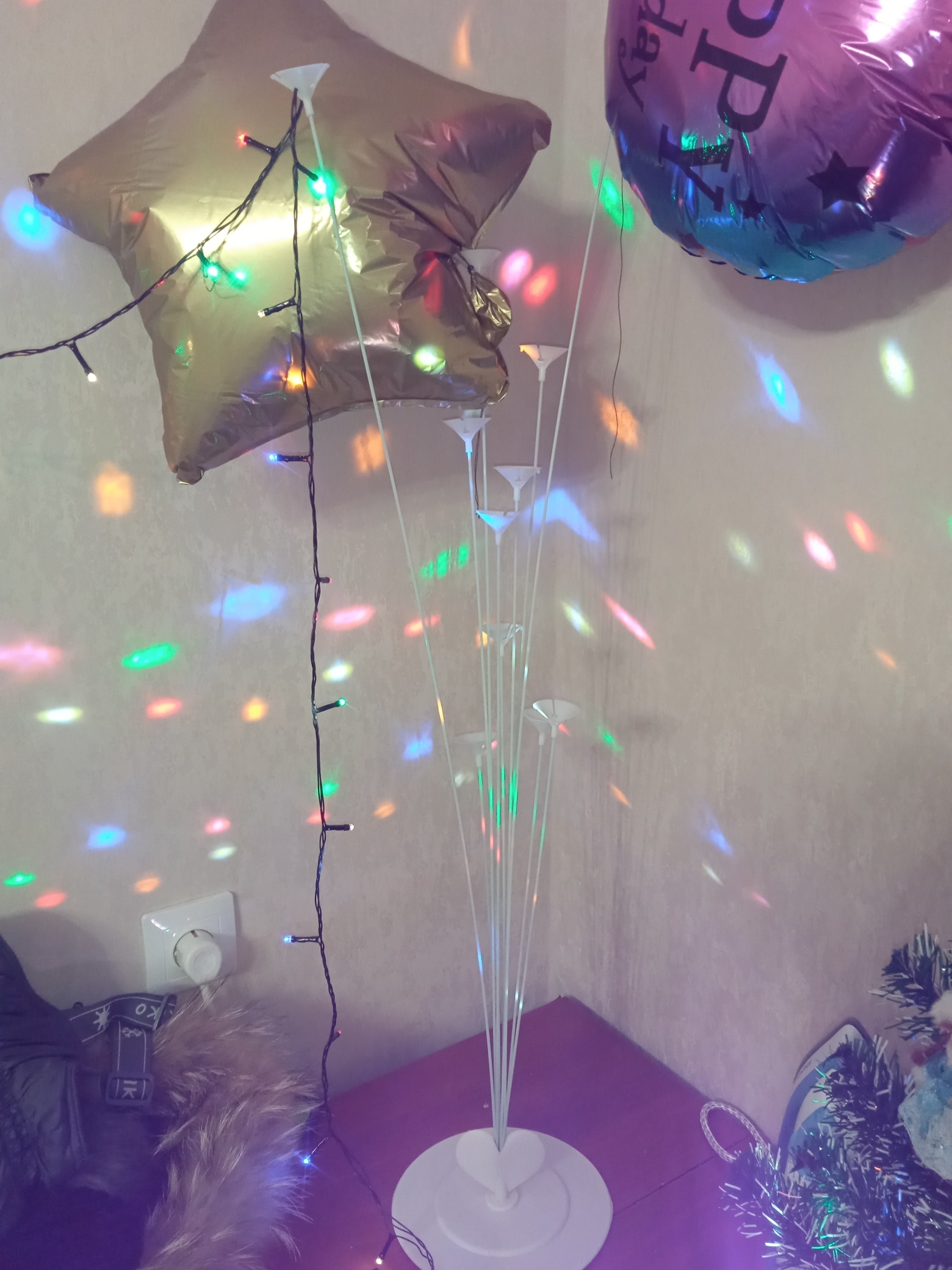 Фотография покупателя товара Подставка для воздушных шаров, 11 палочек и держателей - Фото 7