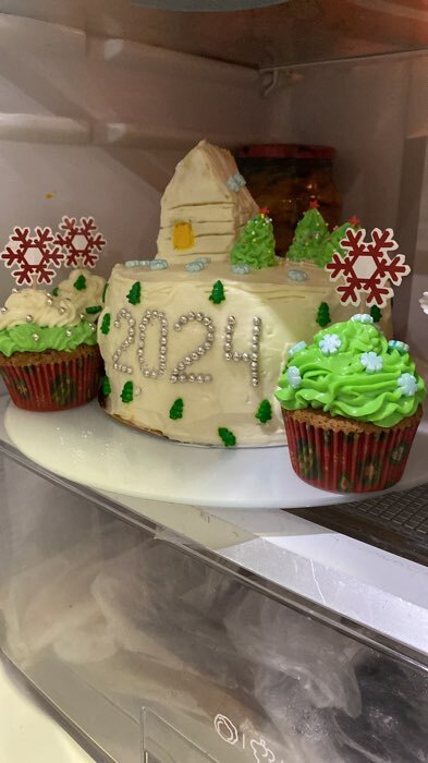 Фотография покупателя товара Шпажки для канапе новогодние «Снежинка», набор 12 шт., красные - Фото 1