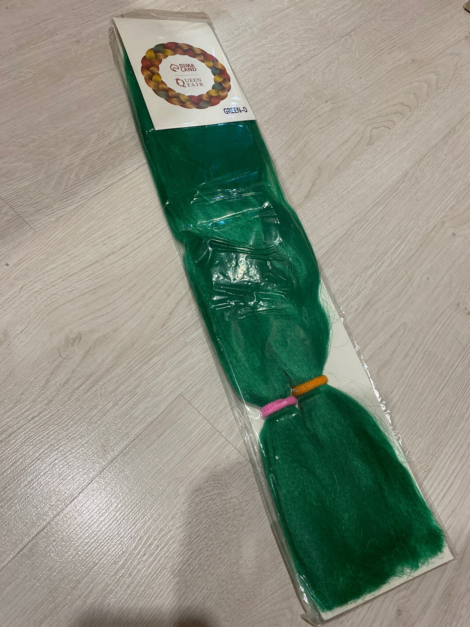 Фотография покупателя товара SOFT DREADS Канекалон однотонный, гофрированный, 60 см, 100 гр, цвет сиреневый(#PURLE) - Фото 5