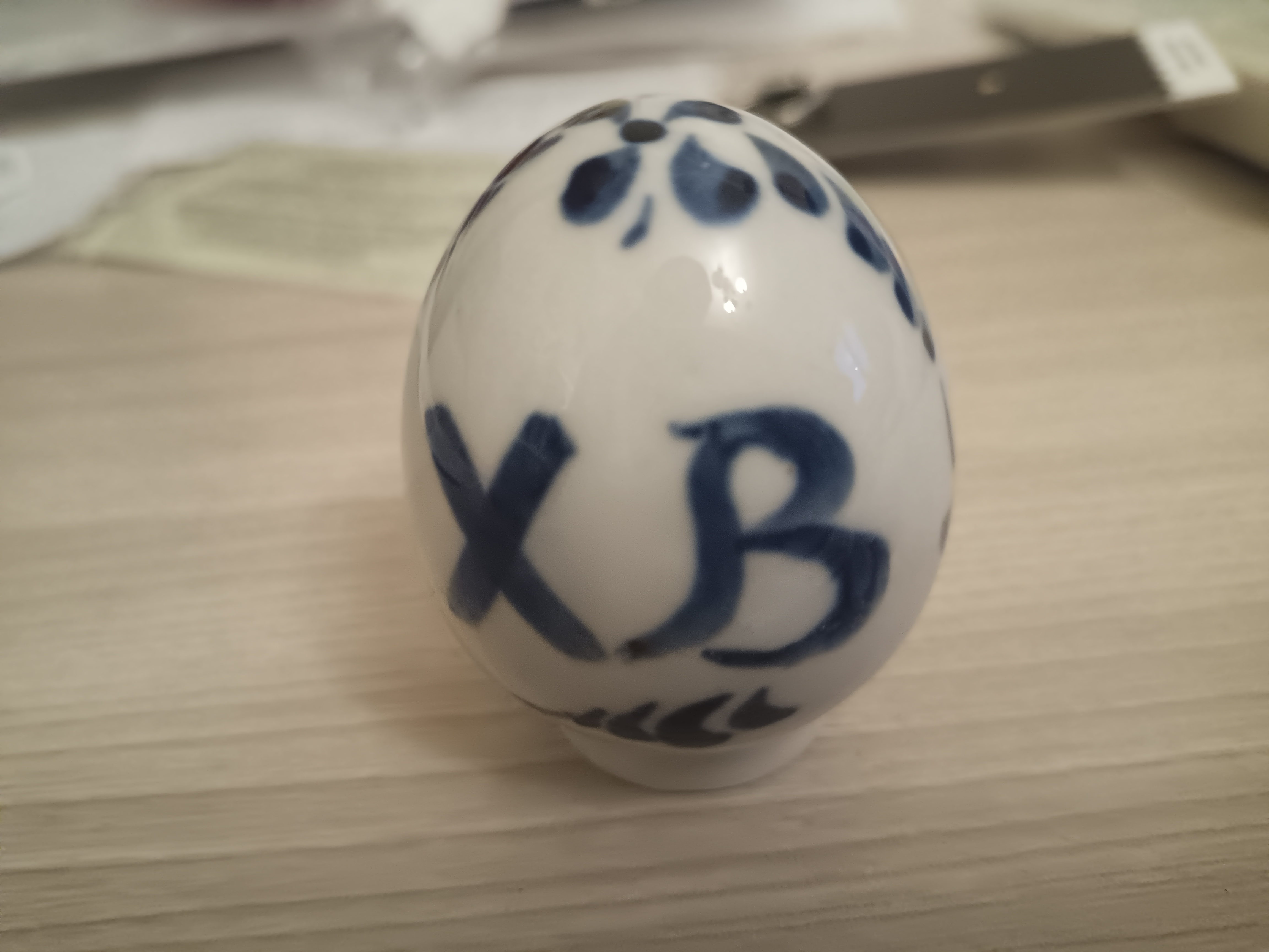 Фотография покупателя товара Сувенир «Яйцо пасхальное», гжель - Фото 1