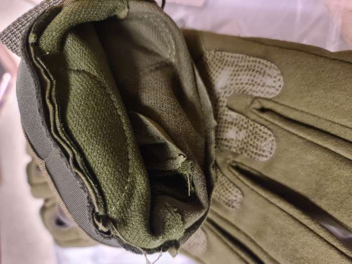 Фотография покупателя товара Перчатки тактические мужские "Storm tactic" с защитой суставов, размер - XL, олива