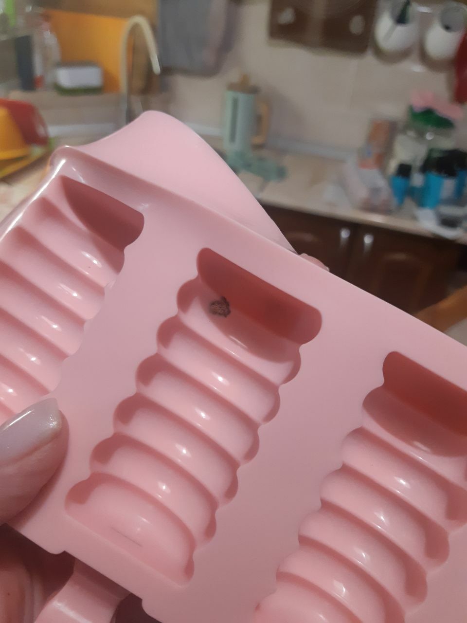 Фотография покупателя товара Форма для мороженого «Моника», силикон, 38×11×2 см, 8 ячеек (6,6×3,4 см), цвет МИКС - Фото 9