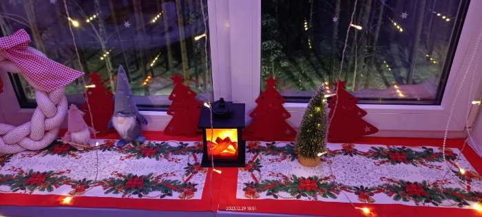 Фотография покупателя товара Дорожка на стол "Этель" Рождественский бал 30х70 см, 100% хл, саржа 190 гр/м2