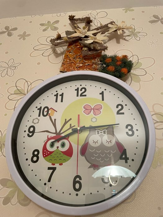 Фотография покупателя товара Детские настенные часы "Слон", плавный ход, d-30 см - Фото 1