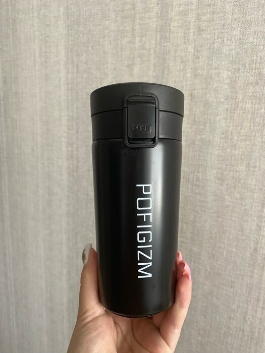 Фотография покупателя товара Термокружка «Пофигизм», 380 мл, сохраняет тепло 8 ч, с ситечком - Фото 1