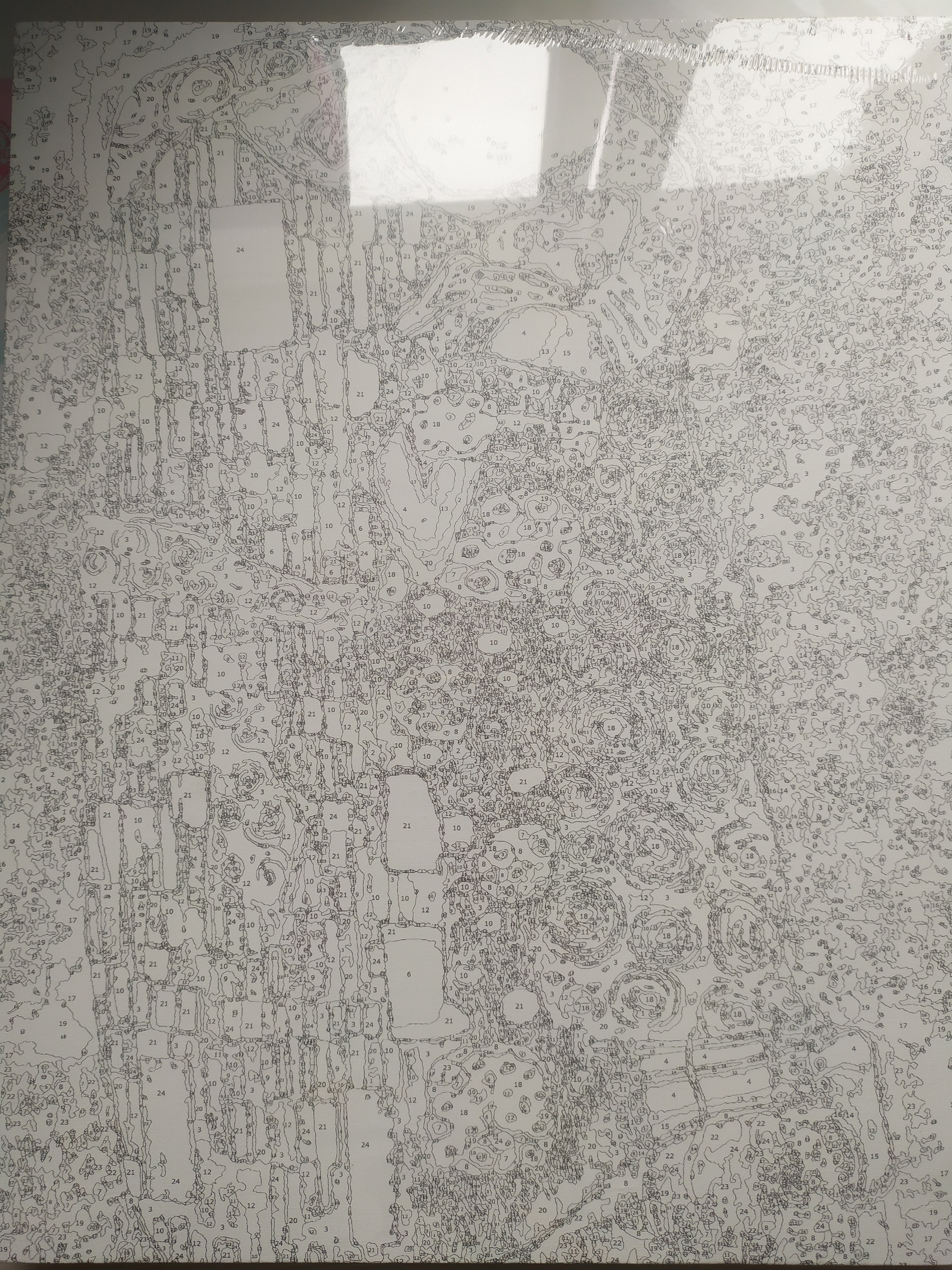 Фотография покупателя товара Картина по номерам на холсте с подрамником «Поцелуй» Густав Климт, 40 х 50 см - Фото 11
