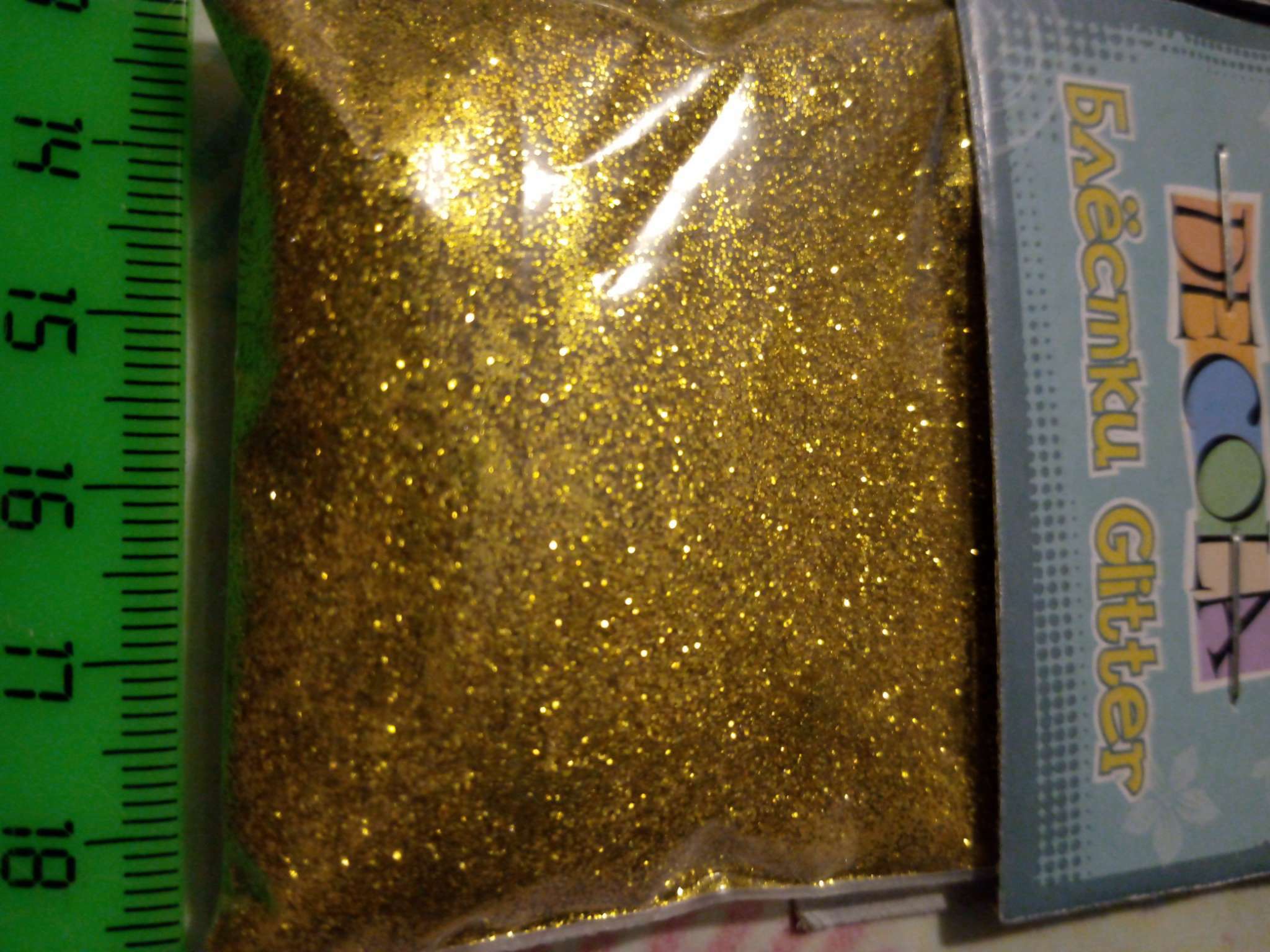 Фотография покупателя товара Декор блёстки ЗХК Decola 0.3 мм, 20 г, золото майя - Фото 1
