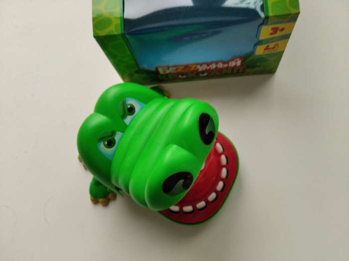 Фотография покупателя товара Настольная игра на реакцию «Безумный крокодил»