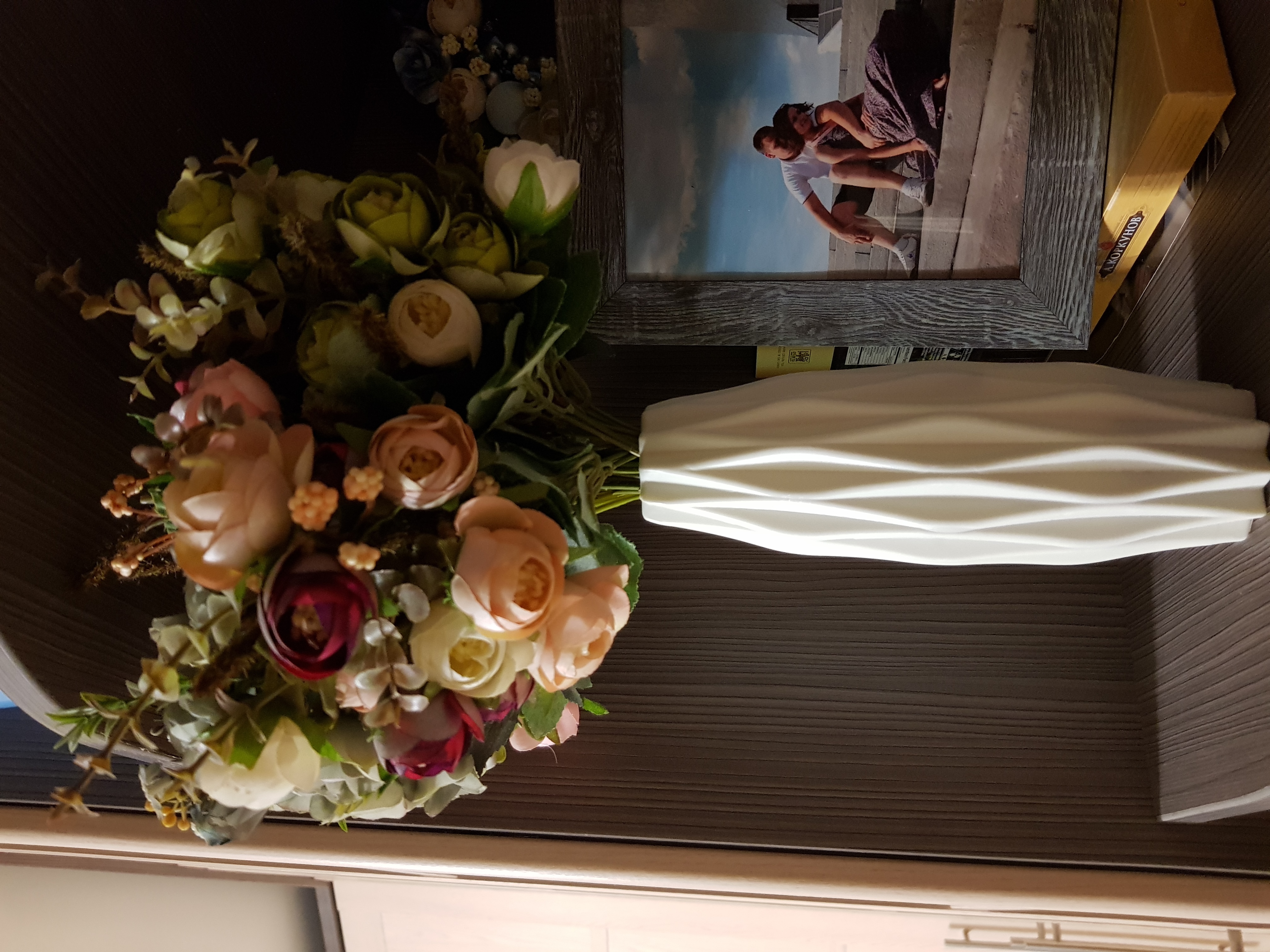 Фотография покупателя товара Ваза для цветов, 7×21 см, 500 мл, цвет МИКС