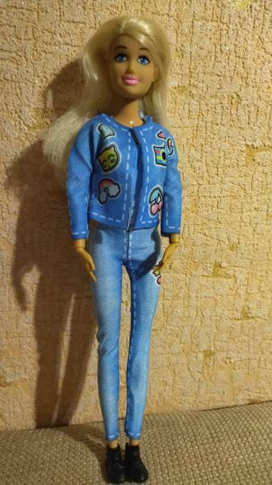 Фотография покупателя товара Набор для создания одежды для кукол «Я модельер: Джинсовая мода» - Фото 1