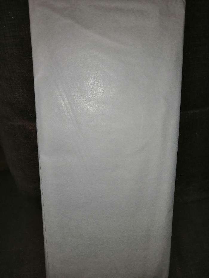 Фотография покупателя товара Бумага упаковочная тишью, серебряная, 50 х 66 см - Фото 3