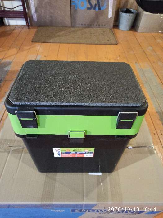 Фотография покупателя товара Ящик зимний Helios FishBox 19 л, цвет зеленый