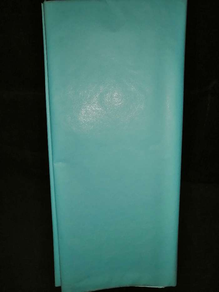 Фотография покупателя товара Бумага упаковочная тишью, двухсторонняя, голубая, 50 х 66 см - Фото 5
