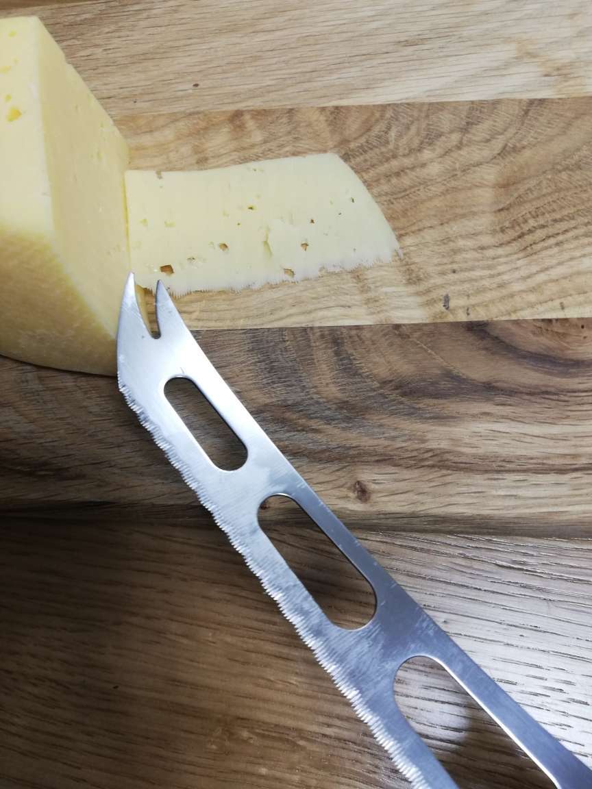 Фотография покупателя товара Нож кухонный для сыра Athus, лезвие 15 см, сталь AISI 420 - Фото 4