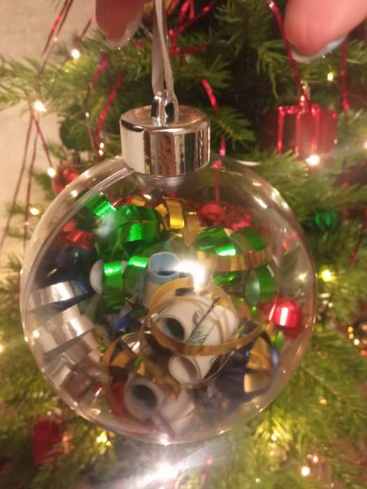 Фотография покупателя товара Ёлочный шар заготовка, раздельные части «Шар с съемной пуцкой», диаметр собранного 8 см - Фото 2