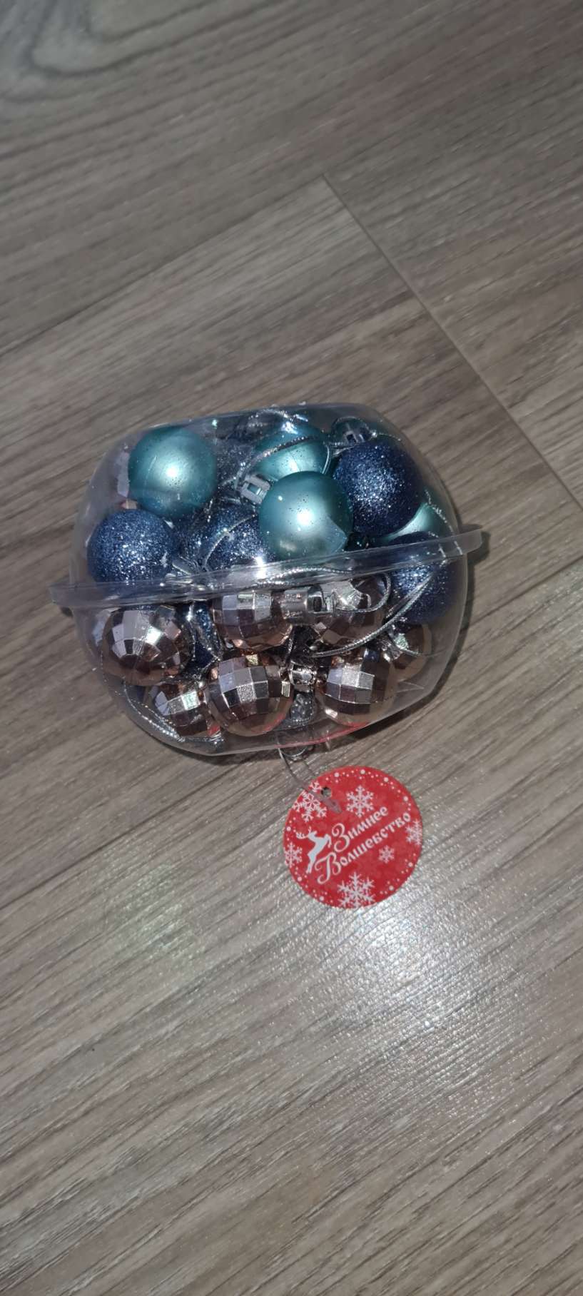 Фотография покупателя товара Набор шаров пластик d-2,5 см, 40 шт "Малышки в шарике" микс - Фото 3