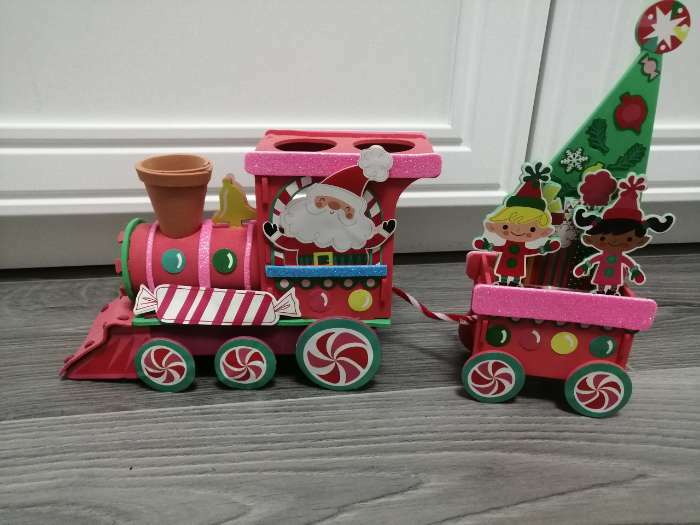 Фотография покупателя товара Набор для творчества - создай новогоднее украшение «Поезд Деда мороза» - Фото 5