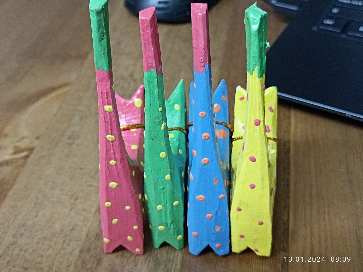 Фотография покупателя товара Сувенирный набор «Кошечки в черный цветок под кольца», 7×5×10 см, дерево - Фото 3