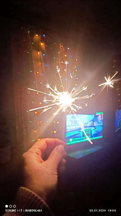 Фотография покупателя товара Бенгальские огни, 21 см, 6 штук, "С Новым годом! Экстра" - Фото 2