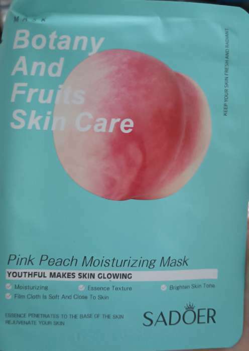 Фотография покупателя товара Тканевая маска для лица с экстрактом персика, увлажняющая - Фото 11