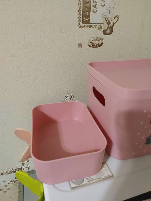 Фотография покупателя товара Набор органайзеров Mommy love, цвет нежно-розовый - Фото 5