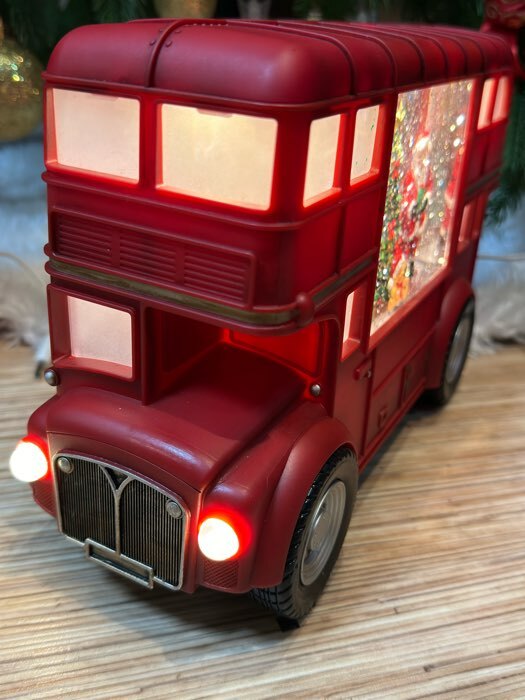 Фотография покупателя товара Светодиодная фигура «Автобус» 30 × 19 × 11 см, пластик, батарейки ААх3 (не в комплекте), USB, свечение тёплое белое - Фото 8