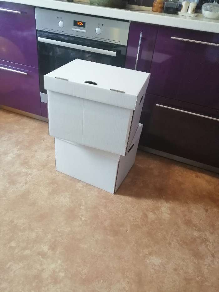 Фотография покупателя товара Коробка для хранения, белая, 40 х 34 х 30 см - Фото 15