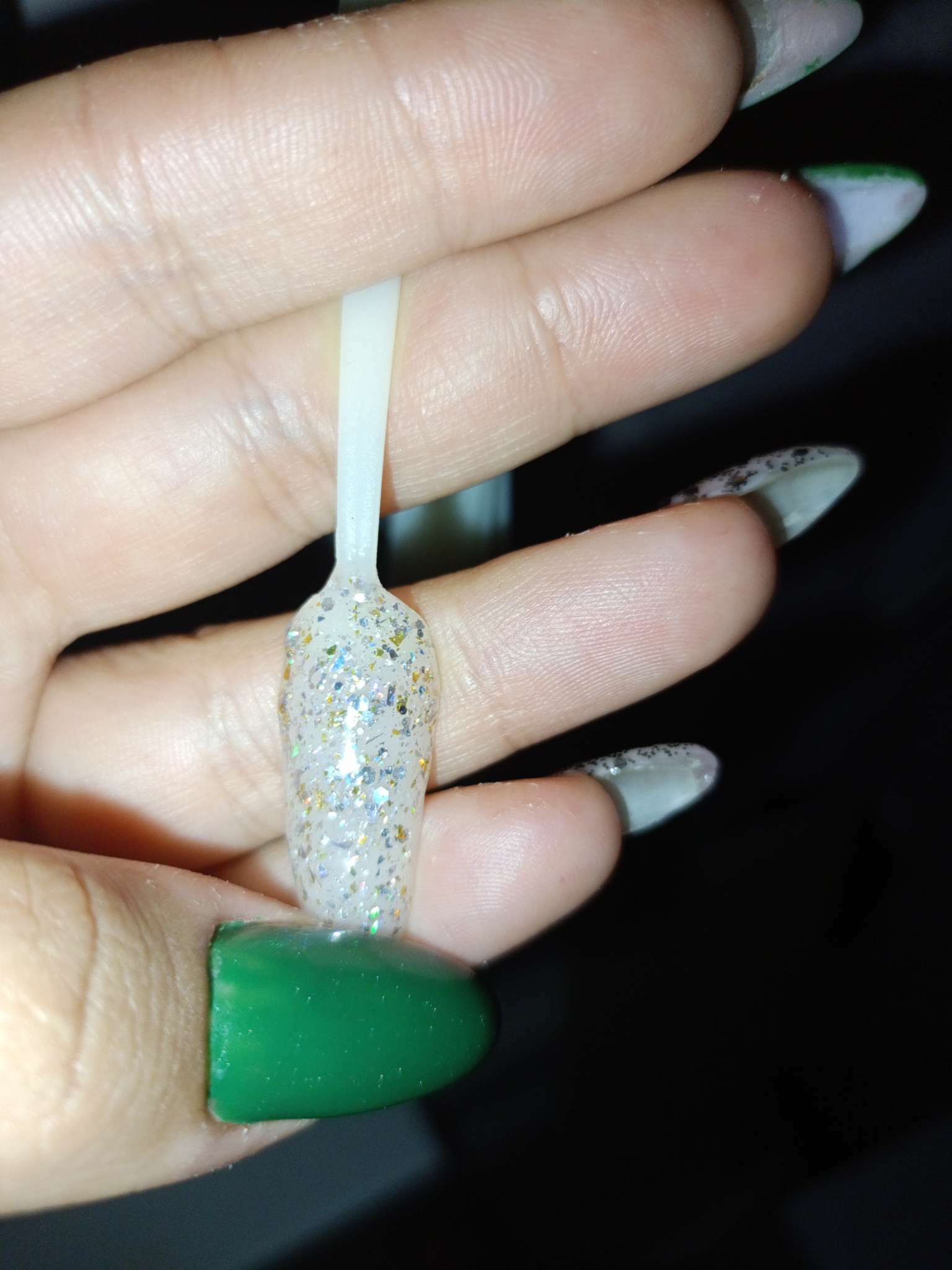 Фотография покупателя товара Гель-лак для ногтей, сияющий, 3-х фазный, 5 мл, LED/UV, цвет серебристый - Фото 2