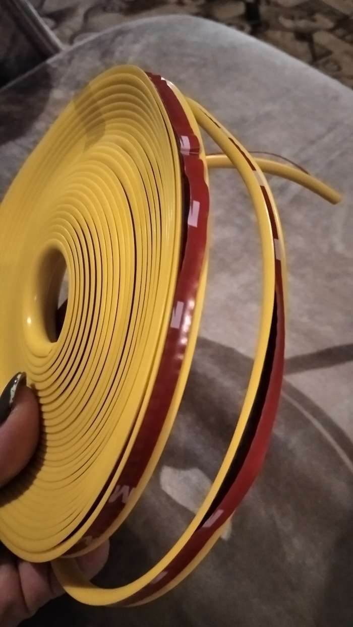 Фотография покупателя товара Универсальная защитная лента на диск, 7 м, цвет желтый - Фото 1