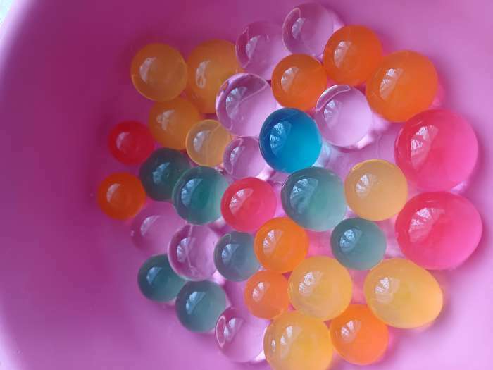 Фотография покупателя товара Детский набор для опытов «Растущие шарики-гиганты» (до 5 см в диаметре), 10 г - Фото 16