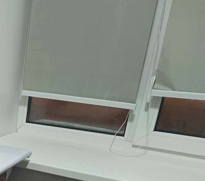 Фотография покупателя товара Штора рулонная «Механика», 60×180 см (с учётом креплений 3,5 см), цвет серый - Фото 2