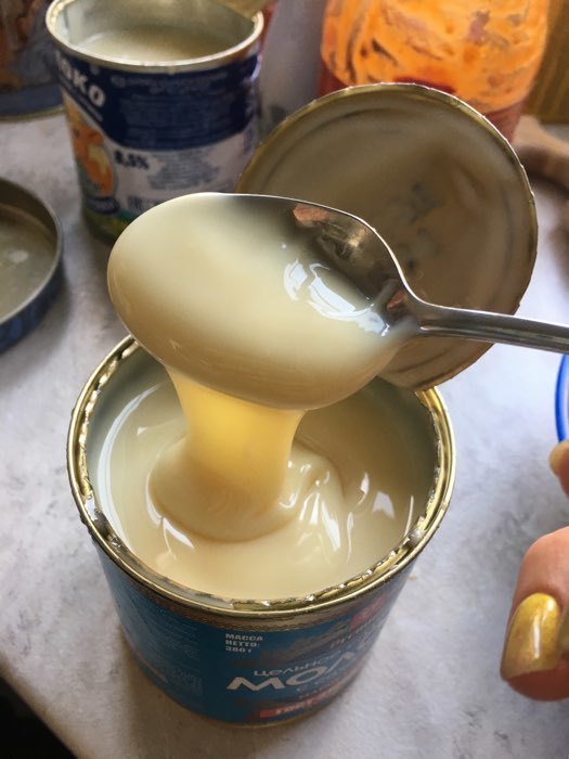 Фотография покупателя товара Молоко цельное сгущенное с сахаром, ГОСТ, ж/б, 380 г - Фото 3