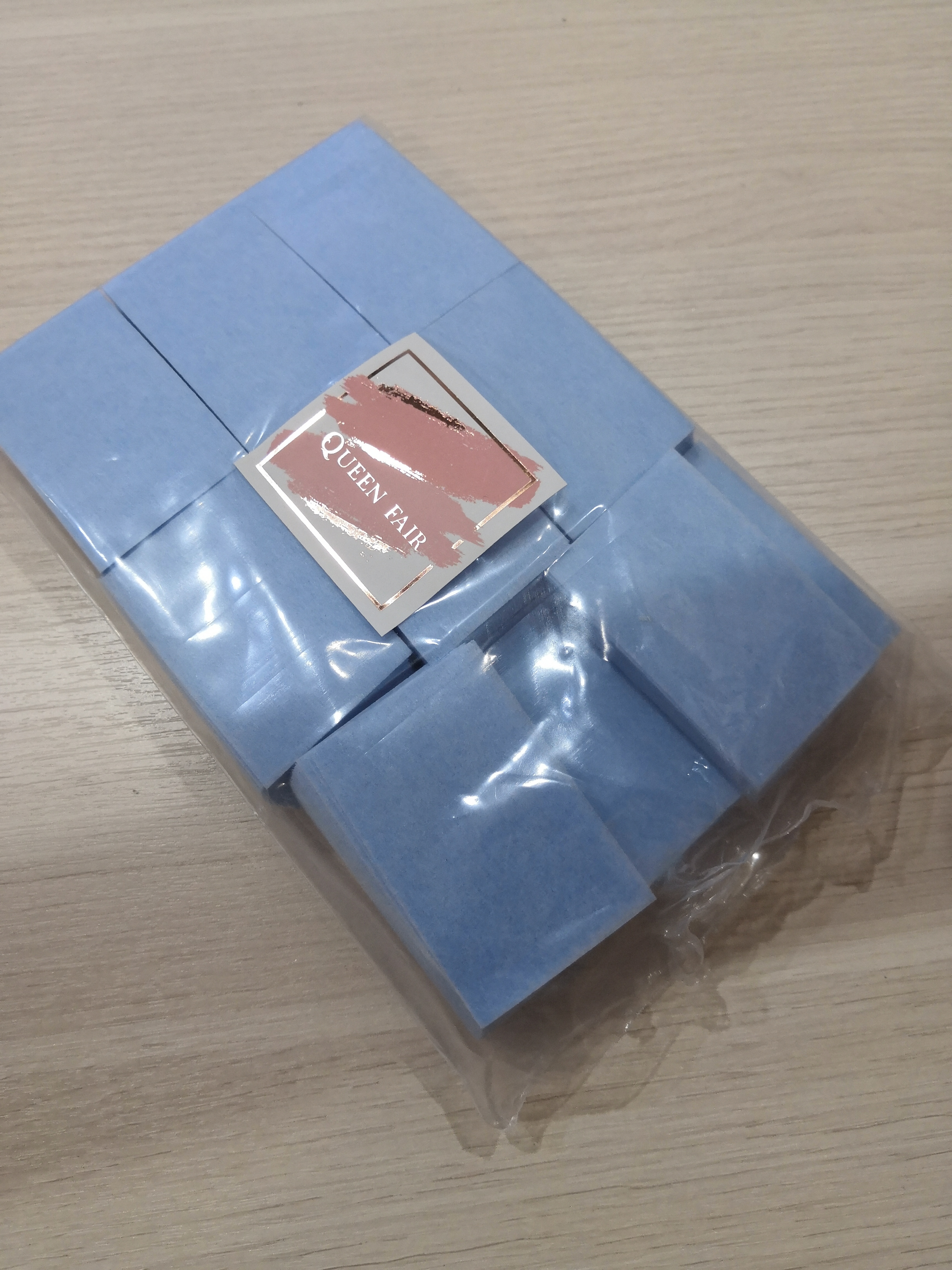 Фотография покупателя товара Салфетки для маникюра, безворсовые, плотные, 560 шт, 6 × 4 см, цвет голубой - Фото 5