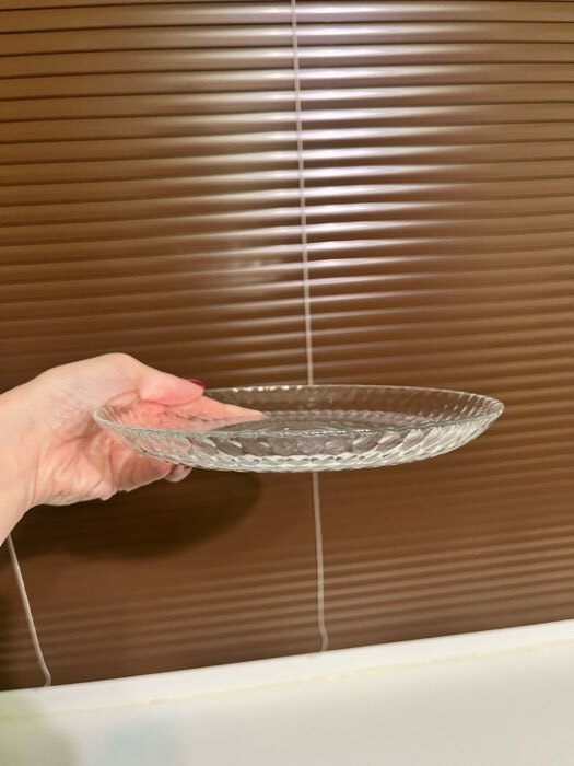 Фотография покупателя товара Десертная тарелка «Идиллия», d=19 см, стекло, прозрачная - Фото 1